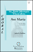 Ave Maria SSA choral sheet music cover